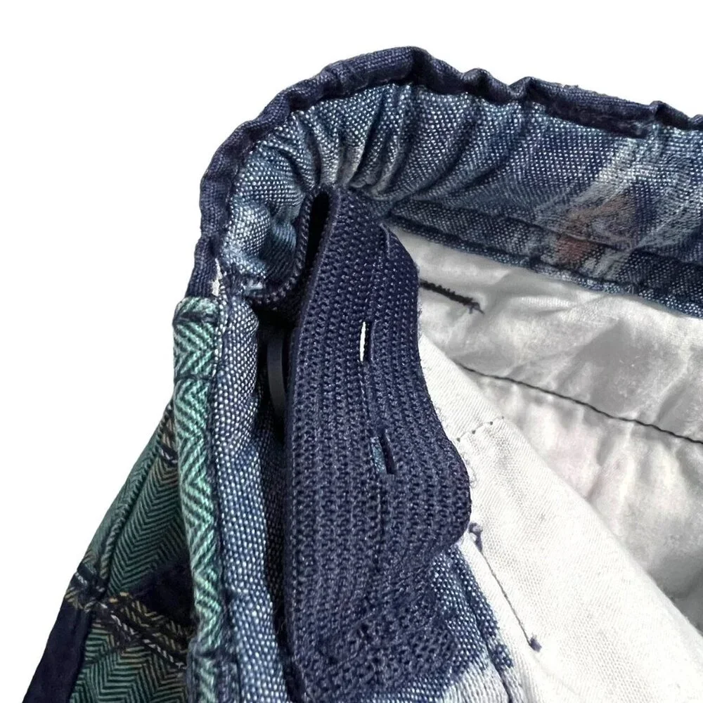 Carter's 18m Navy & Teal Striped Shorts